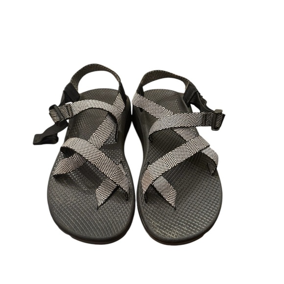 Chaco Women's Z/Cloud 2 Black & White Sandals - Picture 3 of 6